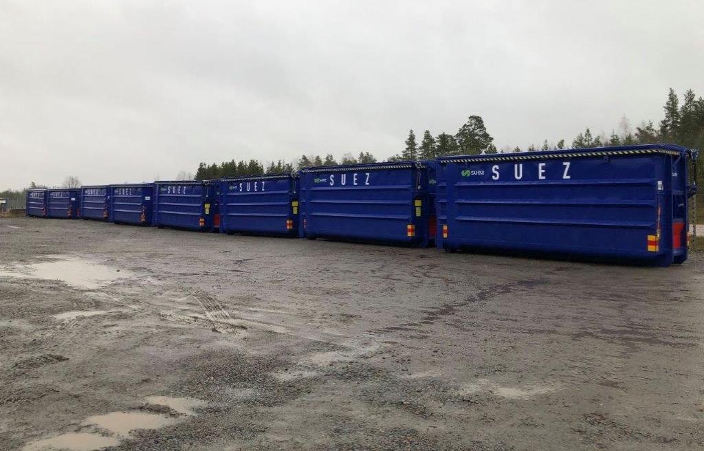 Suez Recycling-borrmaskinshydraulik-ILAB-Container-arbetsmiljö-